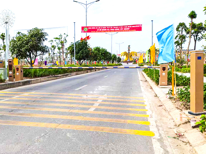 某大學(xué)生城采用 “安快” 車牌識(shí)別系統(tǒng)